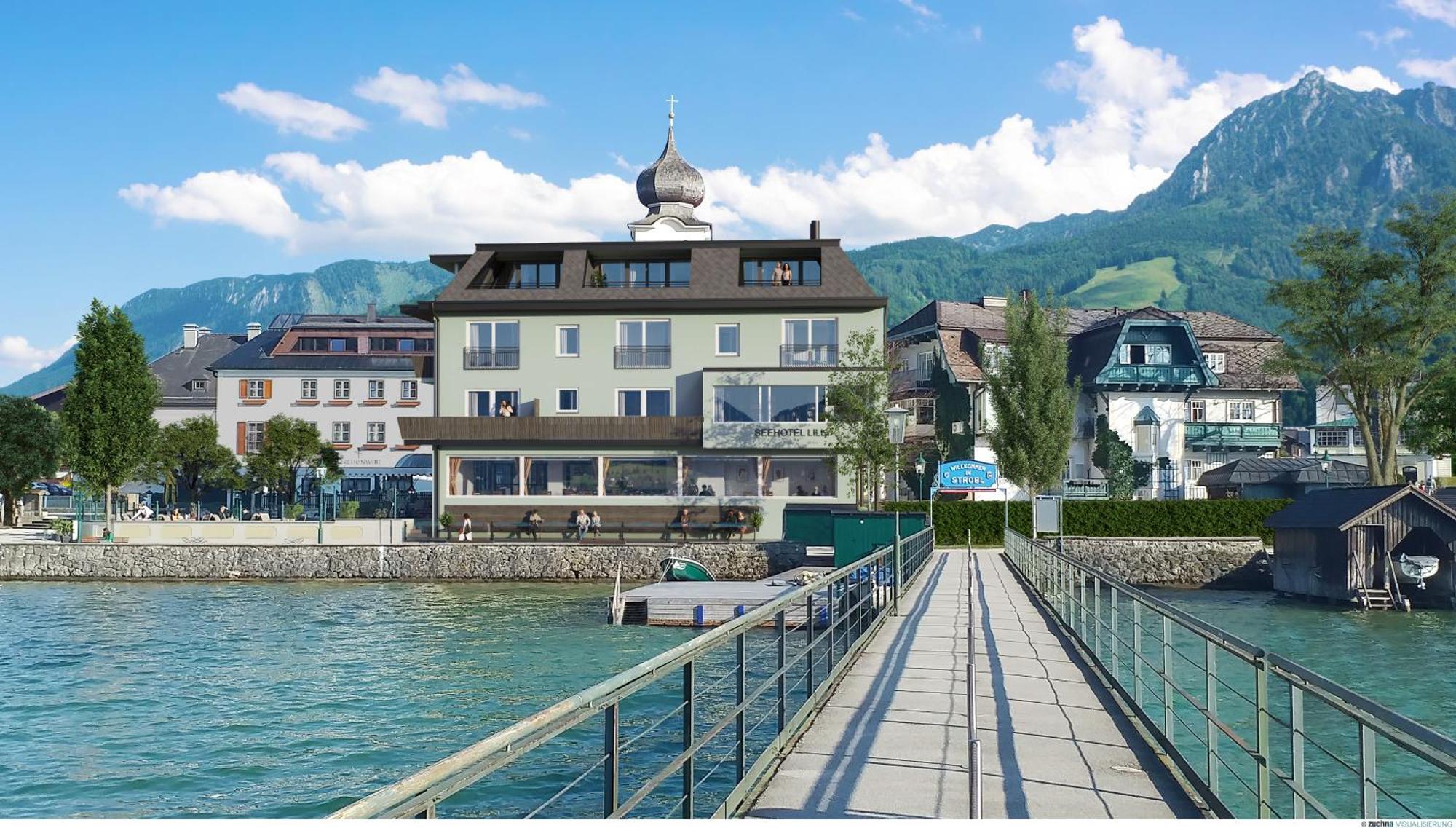 Seehotel Lilly Strobl Bagian luar foto